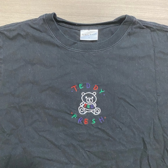 Men’s Teddy Fresh embroidered logo shirt size L - Picture 3 of 4